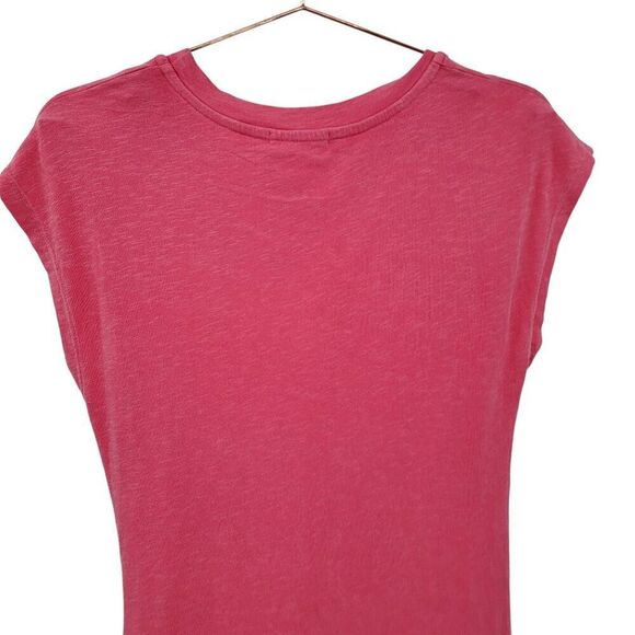 Sundry Womens S Fitted Pink Side Tie Sleeveless Jersey Dress - Picture 8 of 10